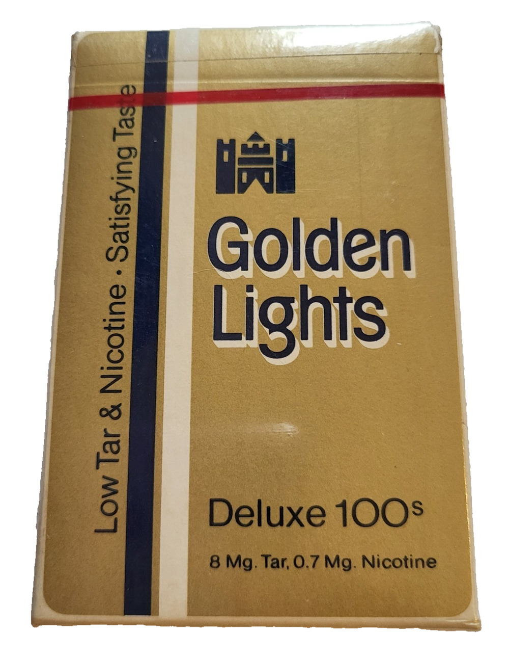 Vintage Golden Lights Cigarette Playing Cards Sealed Deck The US Playing Card Co